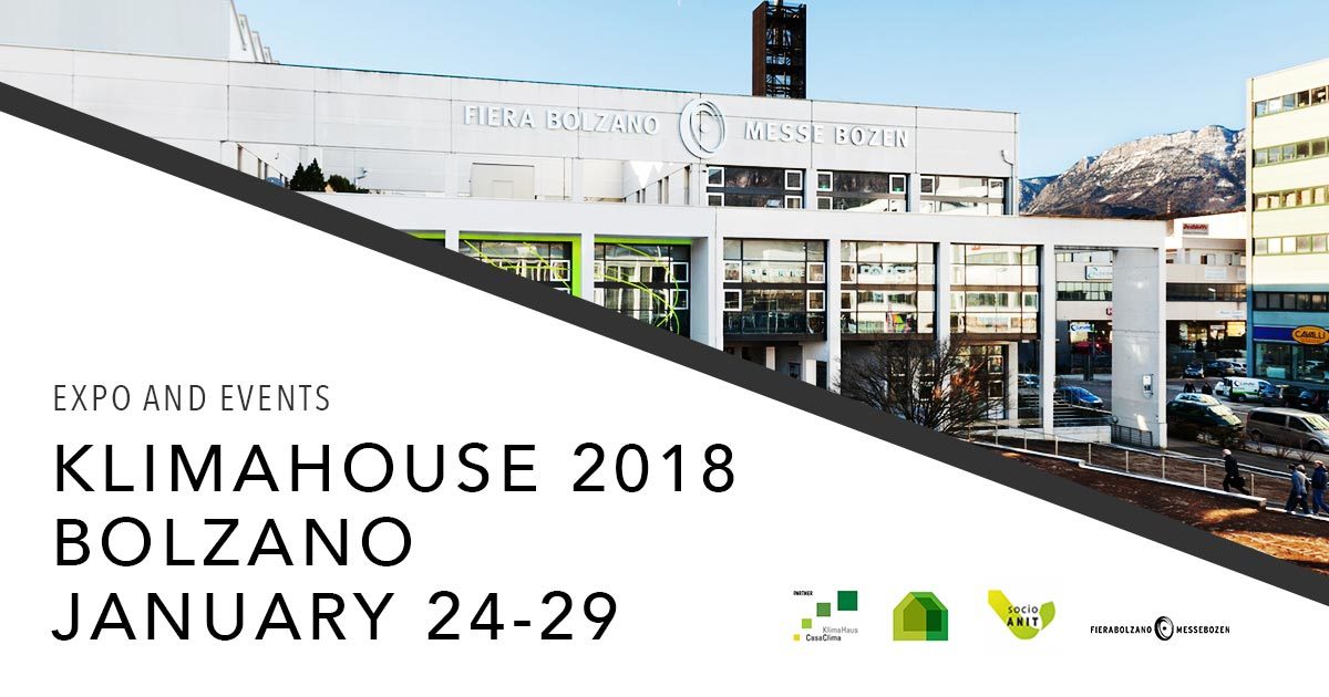 KLIMAHOUSE 2018 | January 24 - 27 | Bolzano