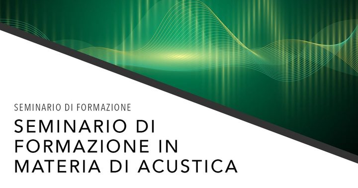 Seminario di formazione a Venezia in materia di Acustica