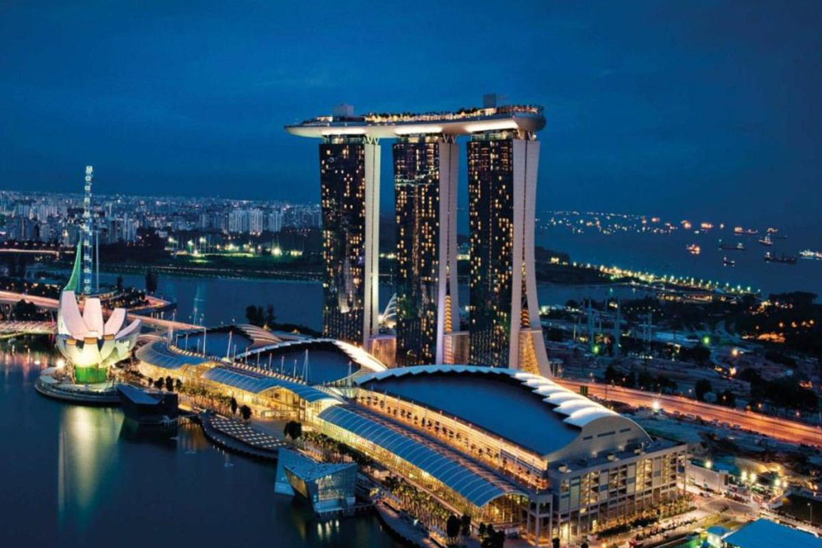 Marina Bay Sands: over 40.000 Italian supports in Singapore