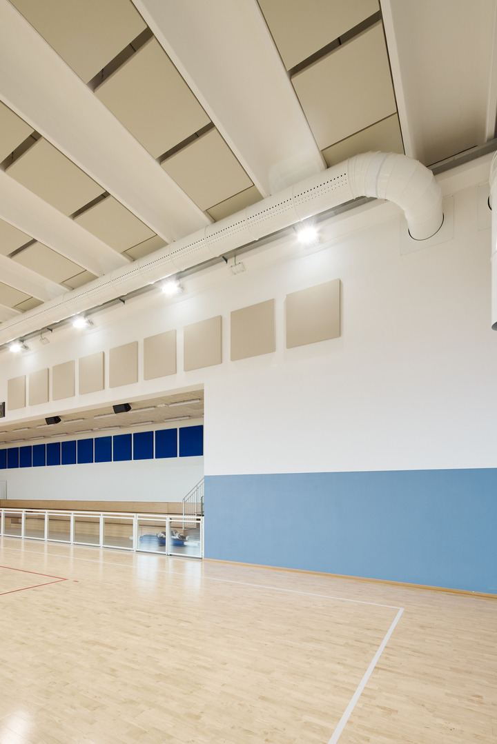 Phonolook Solution: the perfect solution for the acoustic comfort for the Gym of th Efrem Reatto School in Valdobbiadene